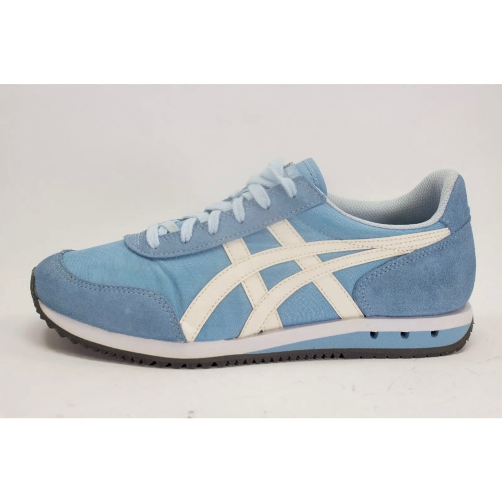 Onitsuka Tiger by Asics Light Blue and White Retro Runner Sneakers - Picture 5 of 12